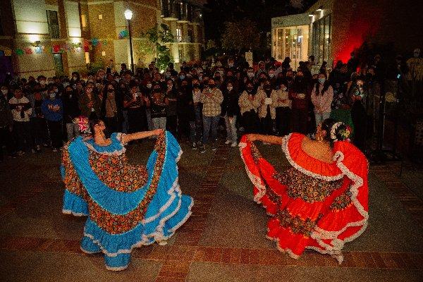 Groupo Folkloric performing at the first annual Noche de Cultura