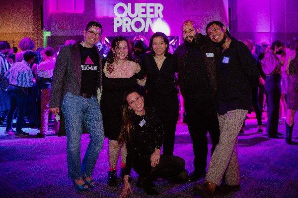 GSS residents living it up at Queer Prom: Euphoria theme