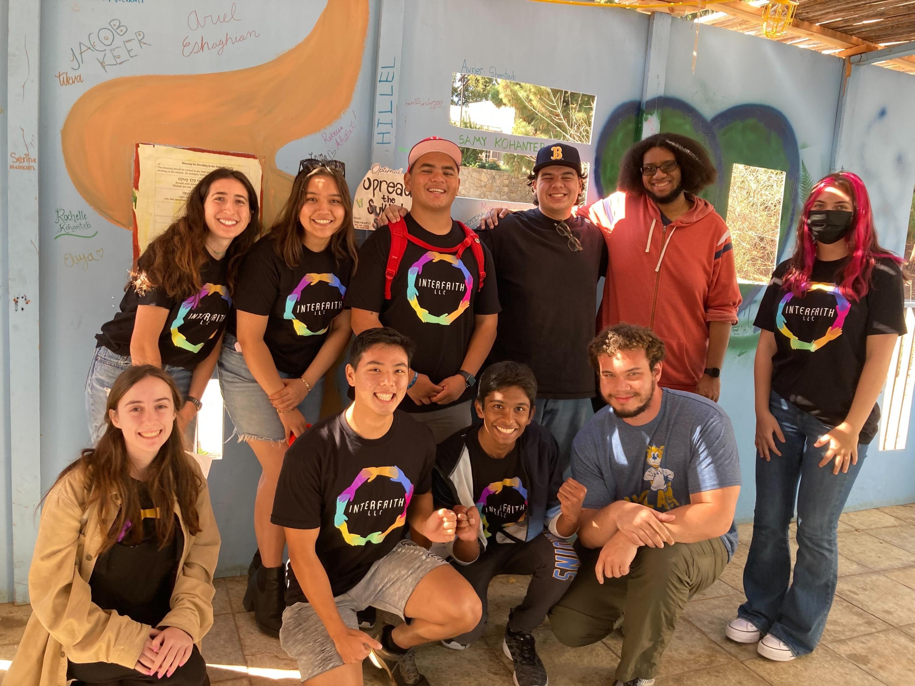 Interfaith Living Learning Community Students during a floor field trip