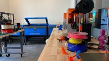 3d Printers and laser engravers at makerspace