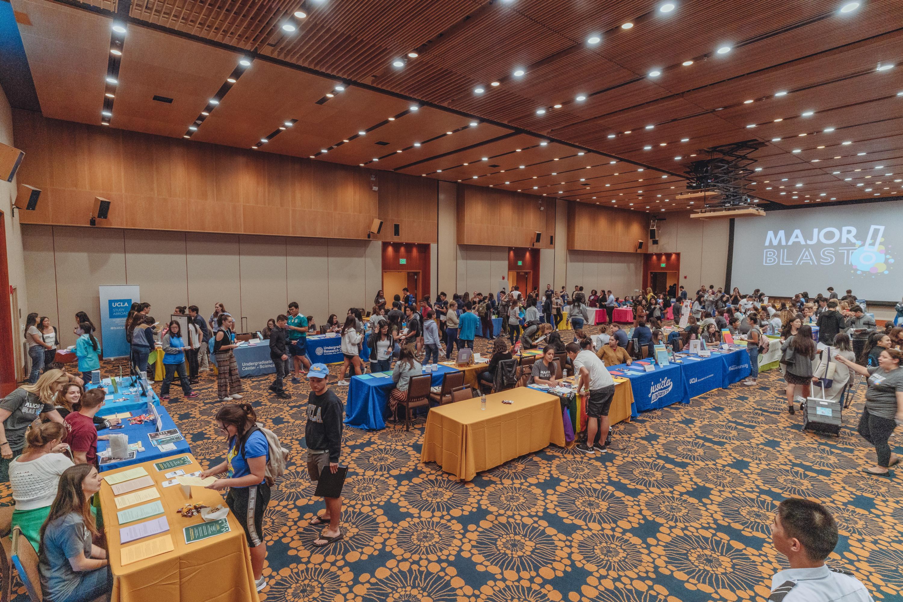 Major Blast event room full of attendees