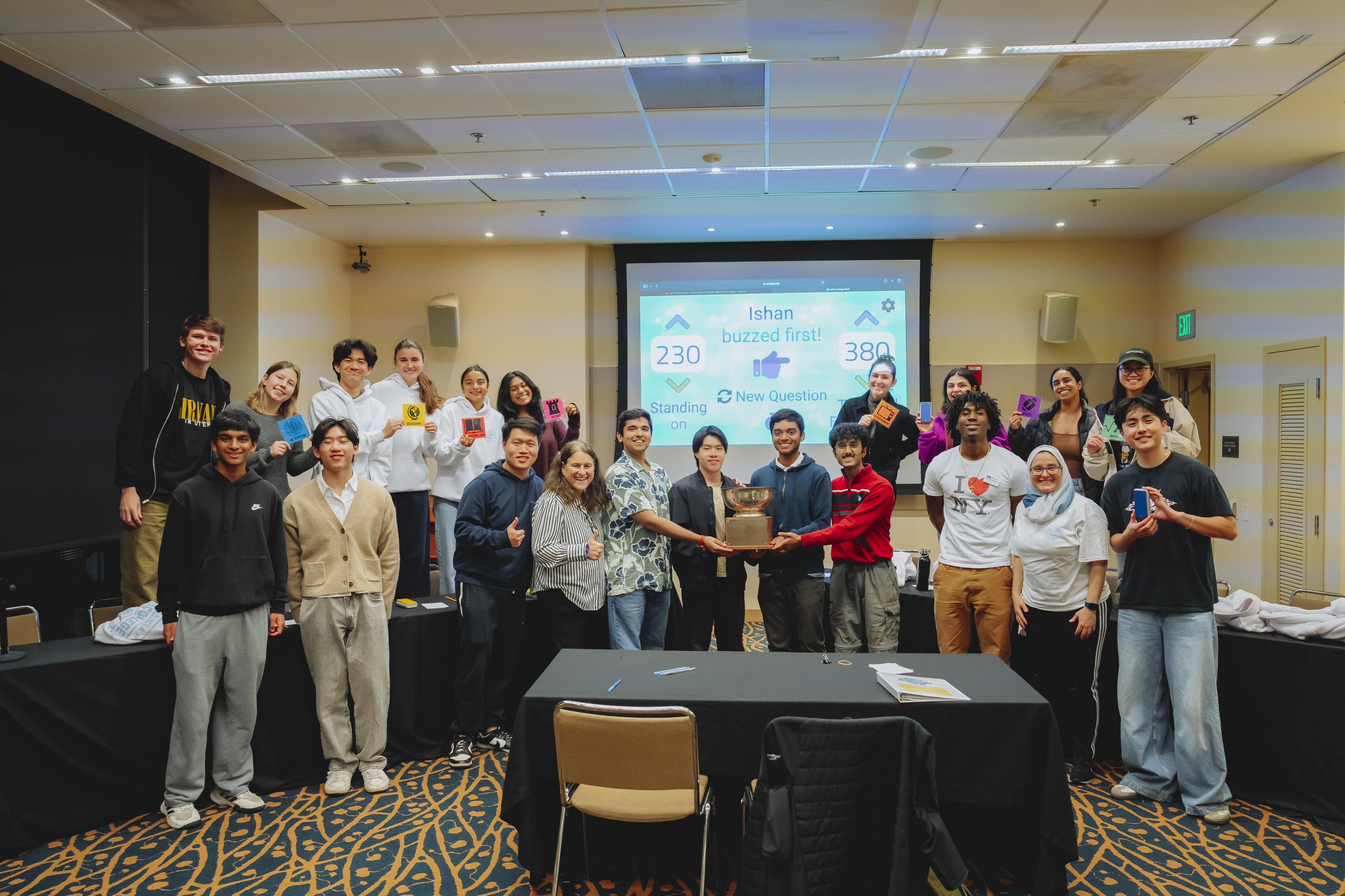 2026 college bowl winners, attendees, and planning team.